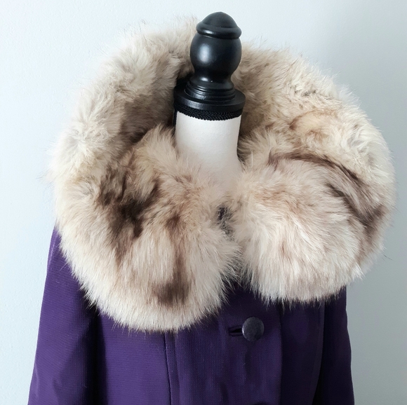 🛑 VTG Zinman Furs Russian Princess Fox Fur Coat - Picture 4 of 15
